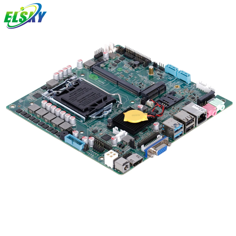 Skylake Core I5-6500 CPU LGA 1151 Socket Dual Display 1080P 4K UHD 2K FHD VGA EDP LVDS 1HDMI DDR4 M.2 2LAN Motherboard