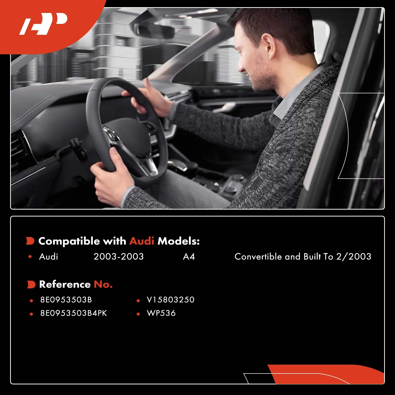 A-Premium Windshield Wiper Switch with wipe-wash & function for Audi A4 2003