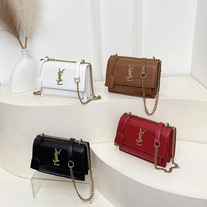 2025 Nuevo bolso de hombro para mujer, los más vendidos con gran capacidad, bolso simple de color sólido, bolso cruzado de mujer premium