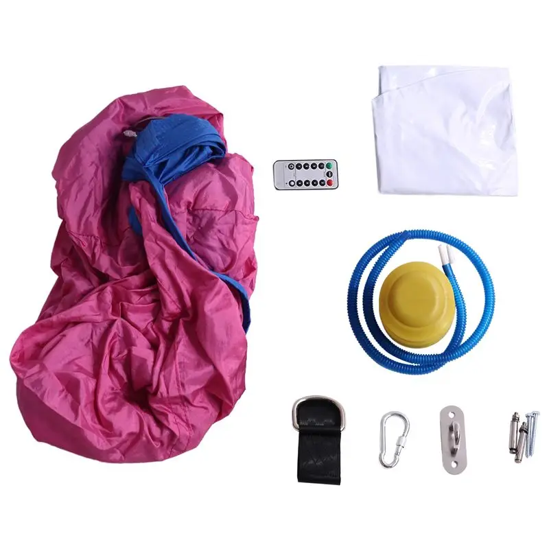 

Light Up Kids Pod Swing Seat,Therapeutic Sensory Swing,Hug Ceiling Snuggle Swing, Adjustable Fabric Hammock-B61B