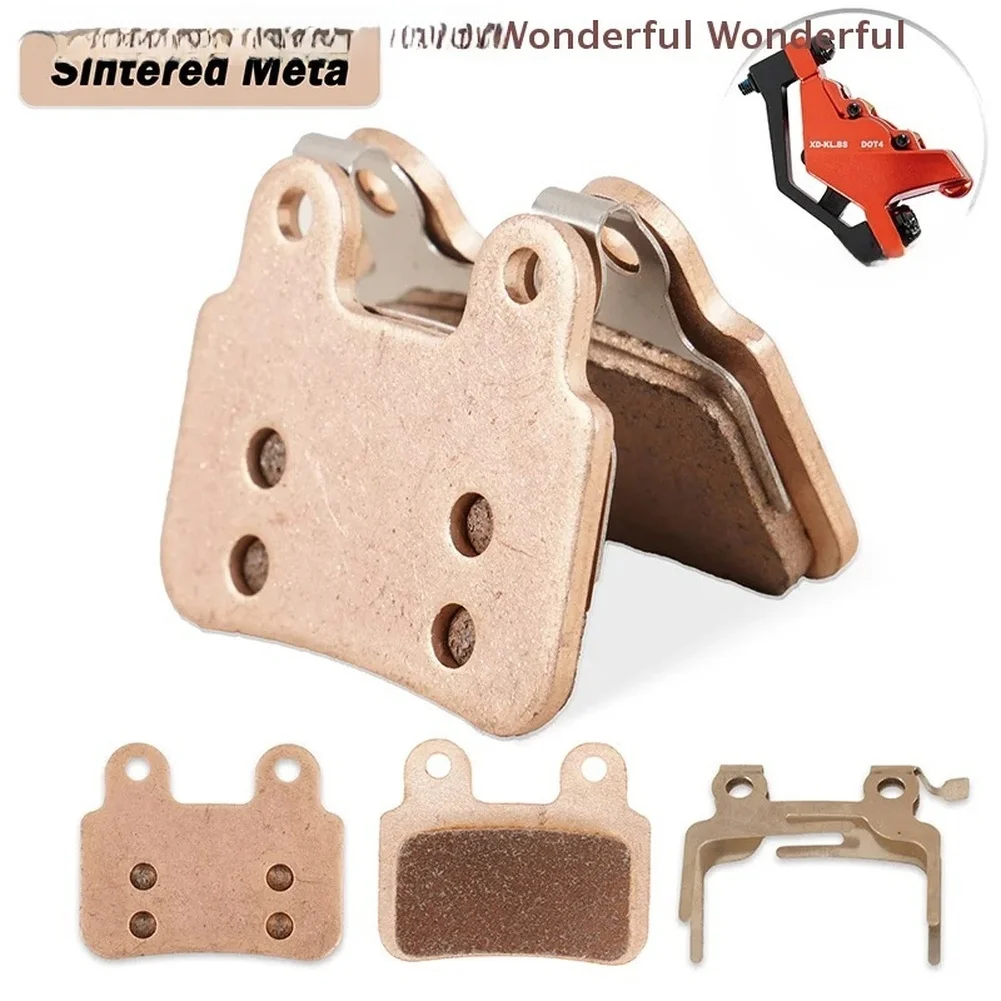 M60 Gold Sintered Brake Pads For Electric Scooter And Motorcycle Durable High Temperature Hydraulic Disc Pads