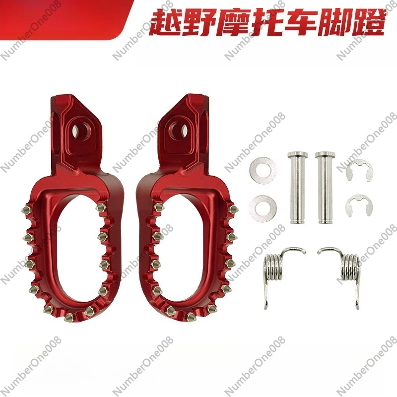 

CNC Aluminum Motorcycle Footrest Pedal Foot Pegs Left Right Pair for Dirt Bike Enduro