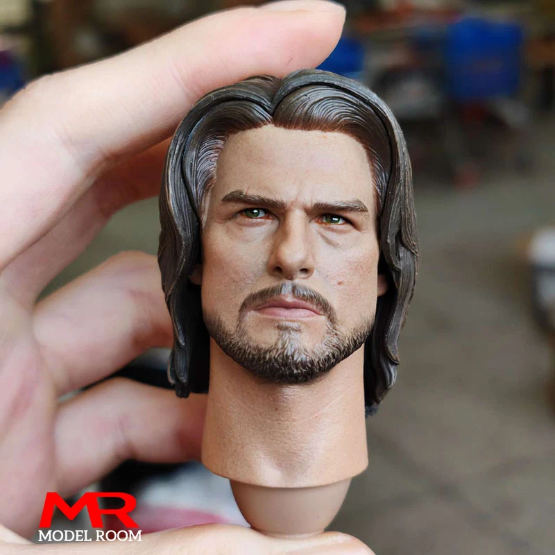 

ARCHTOYS AH001 1/6 Last Samurai Captain Nathan Tom Cruise Head Sculpt Carving Model Fit 12'' Male Soldier Action Figure Body