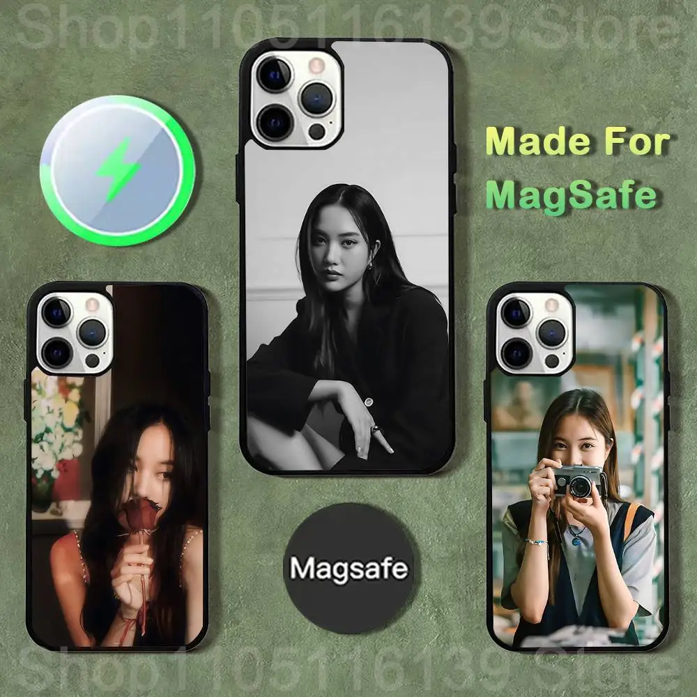 

Actress Freen S-Sarocha Phone Case For iPhone 17,16,15,14,13,12,11,Pro,Max,Plus,Mini,SE4,E Magnetic Magsafe Wireless Charging