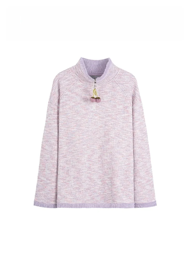 

New Chinese Sle Gentlewoman's Hoodie Women's Faion Winter New Arrival Loose Fit Long Sve Commute Sle Pure Color