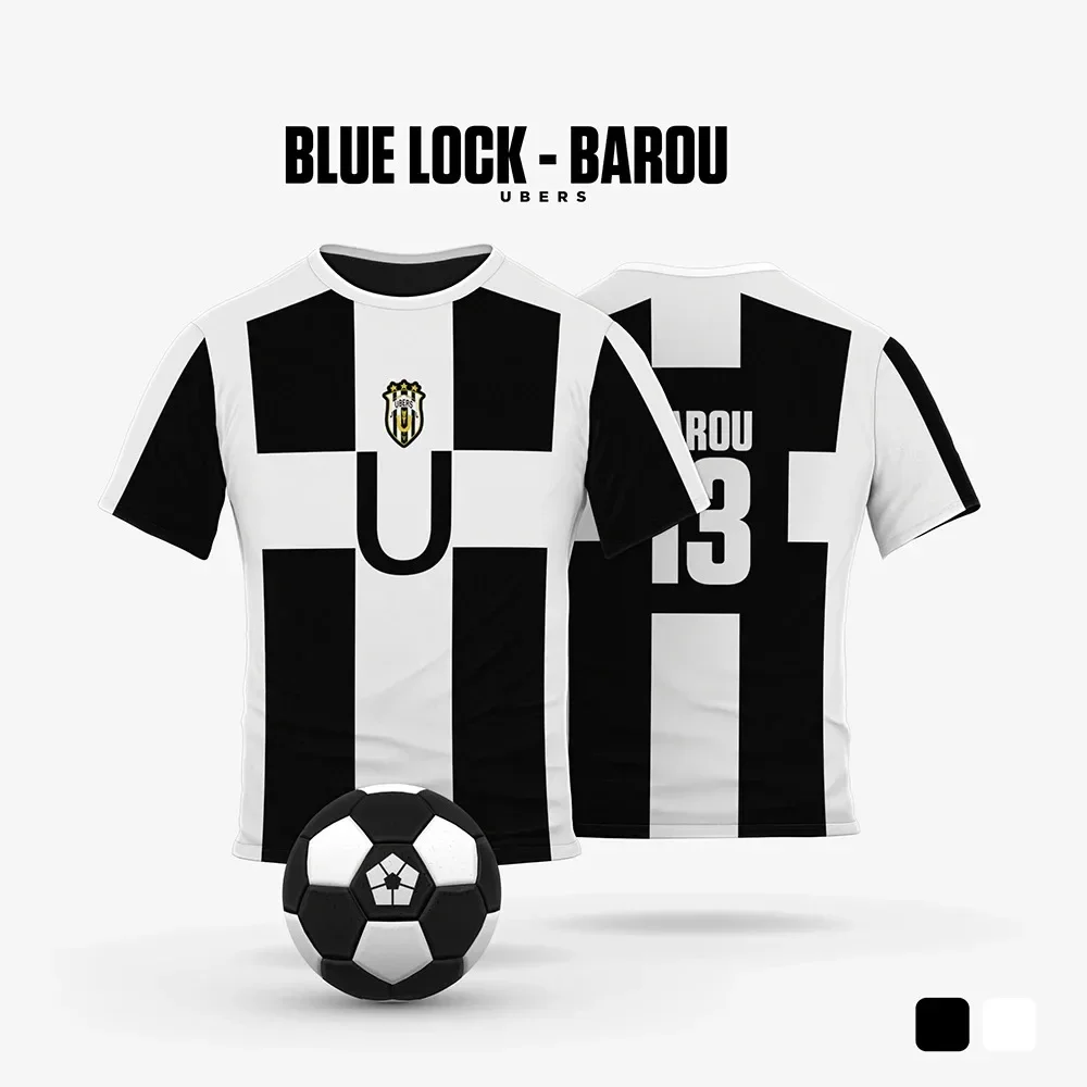 Blue Lock dibujos animados Anime Cosplay hombres Jersey verano manga corta niños camisetas Unisex 2024 nueva camiseta de moda image 4
