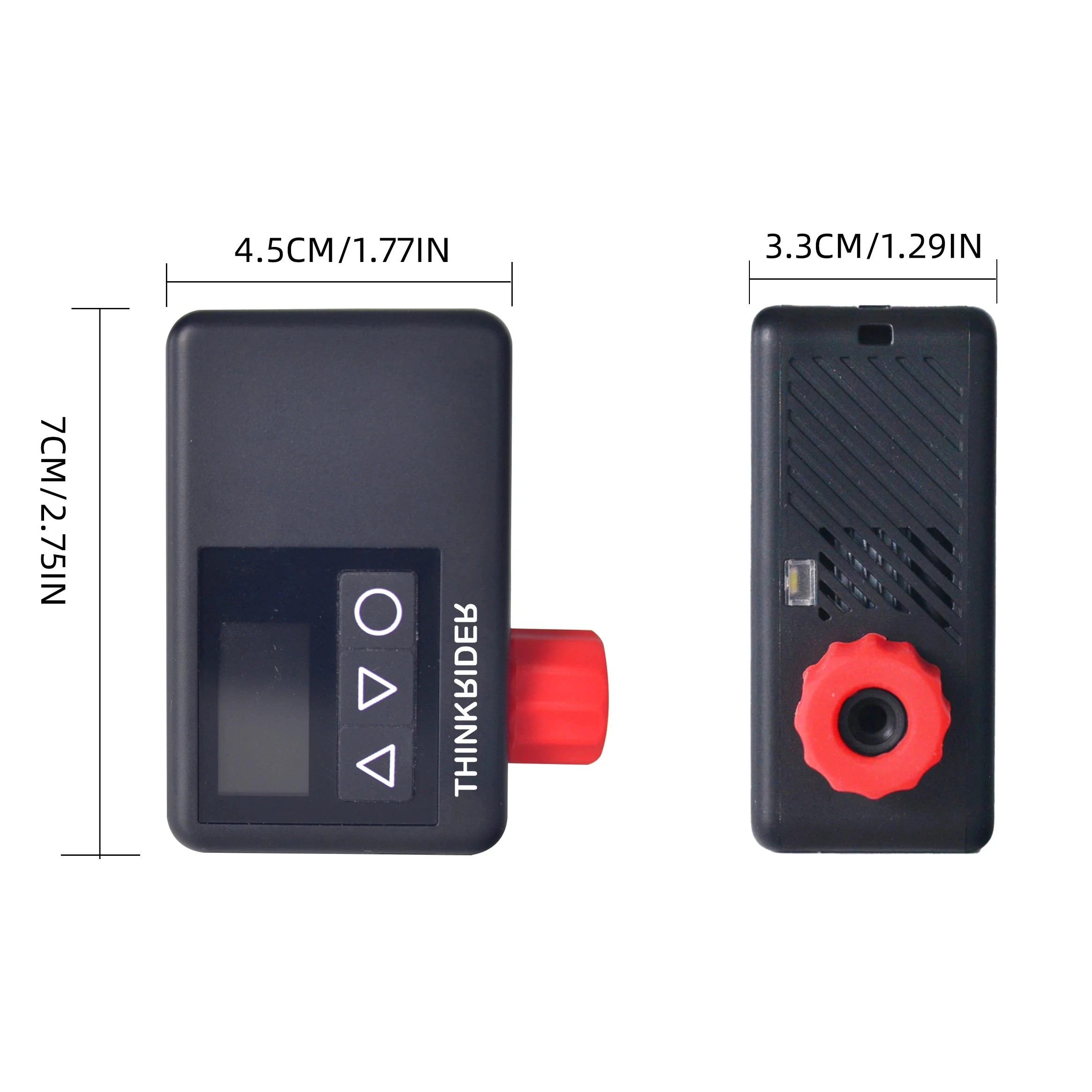 120 PSI Portable Electric Air Pump Mini Tire Inflator with Digital Gauge Display for Bicycle Bike