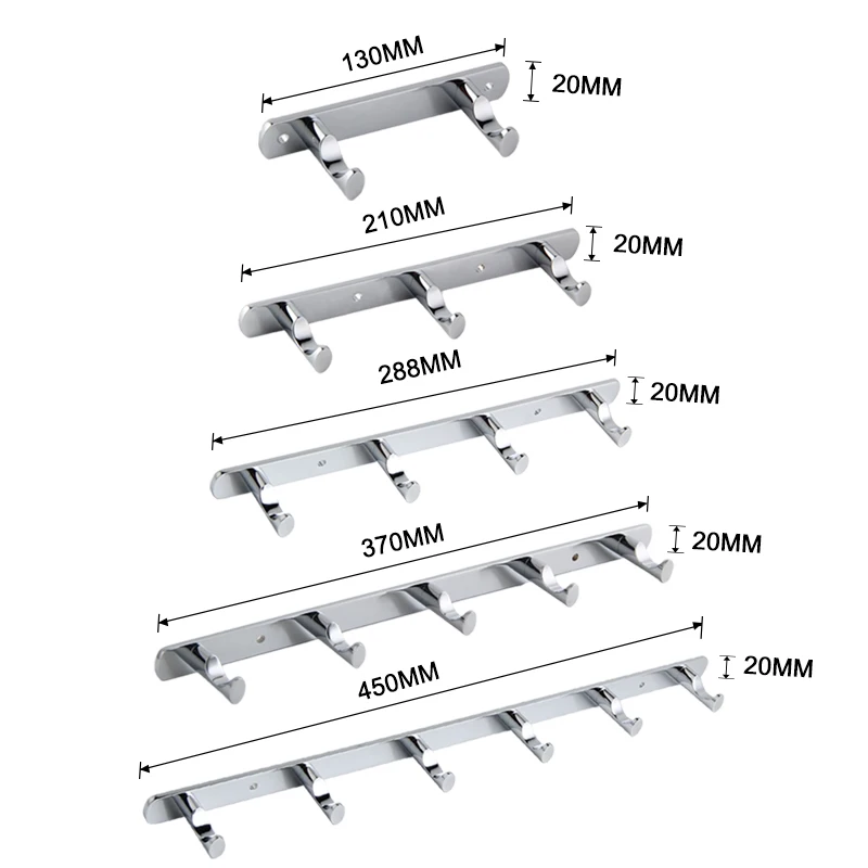 

Brass Chrome Plating Shower Robe Hook Heavy Duty Towel Coat Holder Door Wall Mounted Clothes Hanger Kitchen Bathroom Accessories