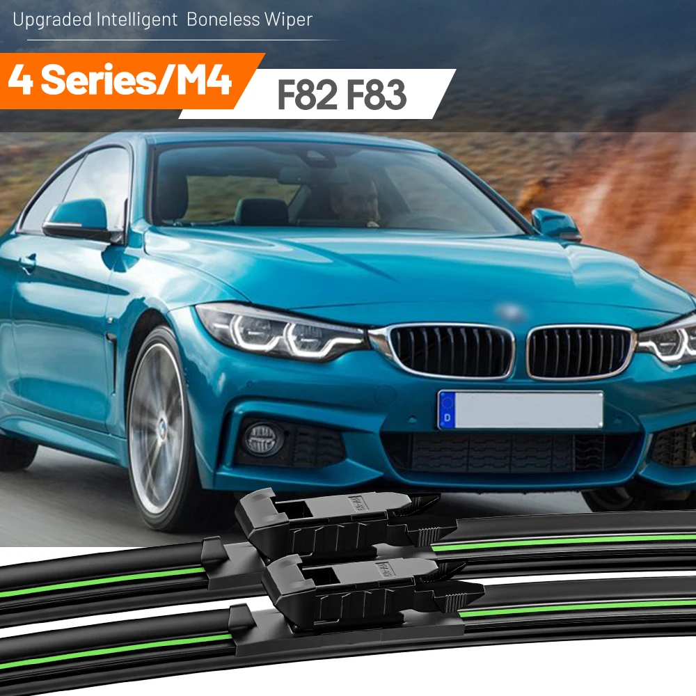 

2pcs For BMW 4 Series M4 F82 F83 2013-2018 Front Windshield Wiper Blades 2014 2015 2016 2017 Windscreen Window Accessories