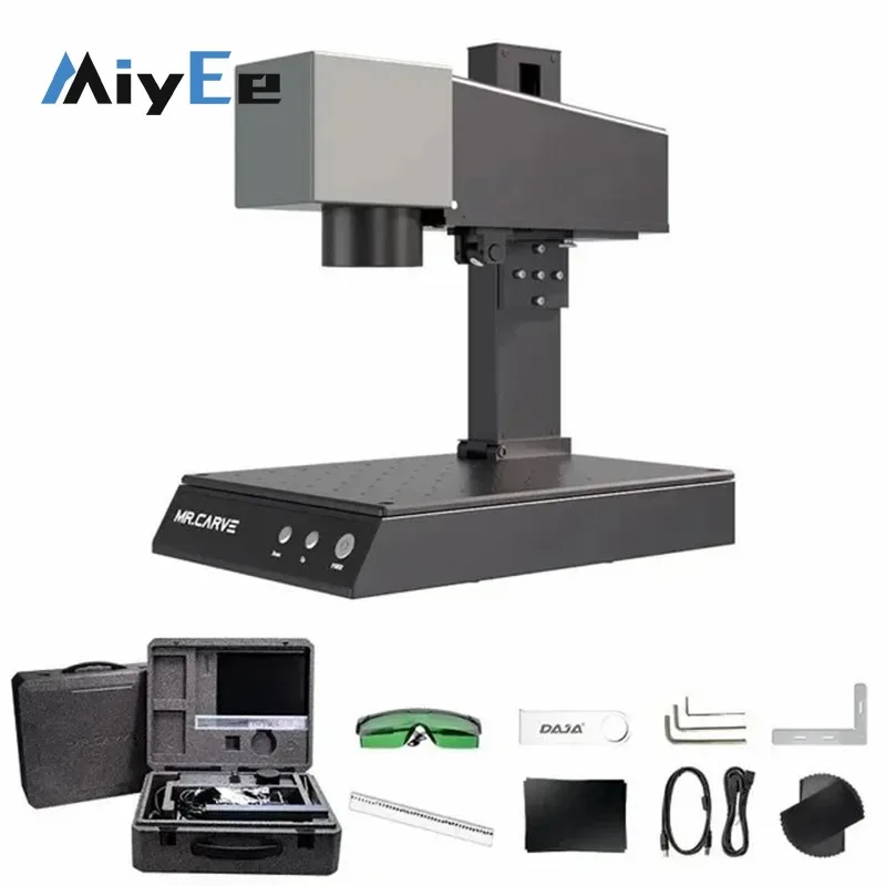 

DAJA M1 Pro 10W волоконный лазерный маркировочный станок лазерный гравер для заводской домашней гравировки