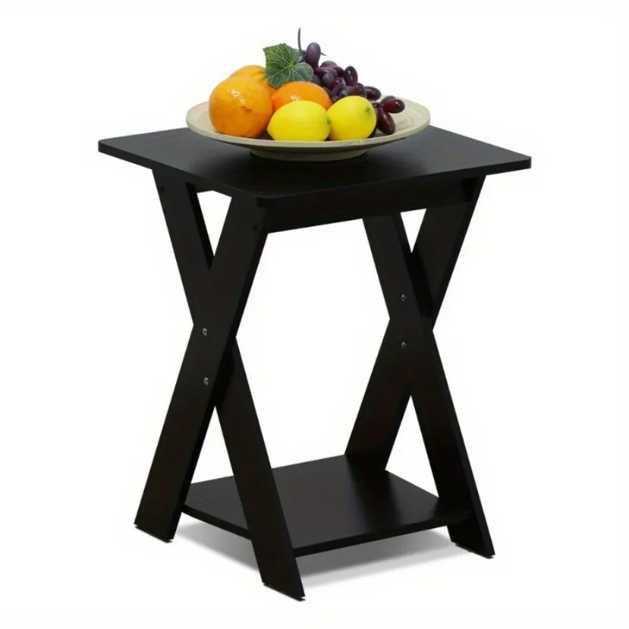 

Современный деревянный минималистичный поперечный столик для эспрессо — прочная тумбочка для гостиной и спальни.