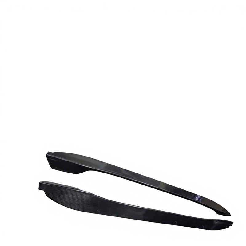 High Quality Black Carbon Fiber Sports Design Side Skirts Suitable