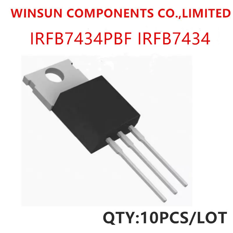 100% New Imported Original IRFB7434PBF IRFB7434 TO-220 N-Channel MOS FET 195A 40V