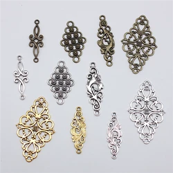 20pcs Motif Connector Charms For Bracelet Necklace Earring Making DIY Handmade Craft Pendant