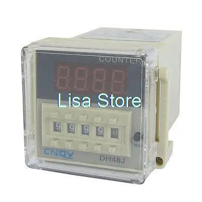 DH48J AC/DC 24V 50/60Hz Count Up 8 Pins 1-999900 Digital Counter Relay