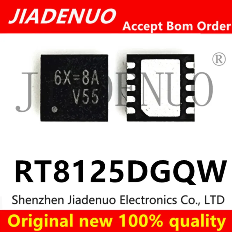 (5pcs)100% Original New RT8125DGQW 6X=RT6220AGQUF 6J=2A 6J=1F 6J=2D Chipset