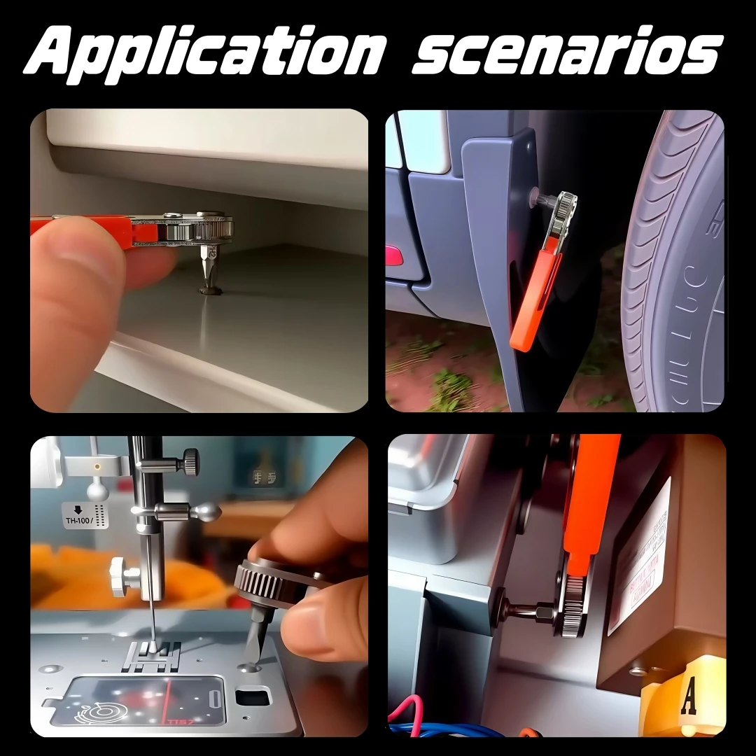 Set di cacciaviti ad angolo retto T25 Mini kit di chiavi offset a cricchetto da 90 gradi, strumento tascabile per riparazione fai da te presa per punte a basso profilo