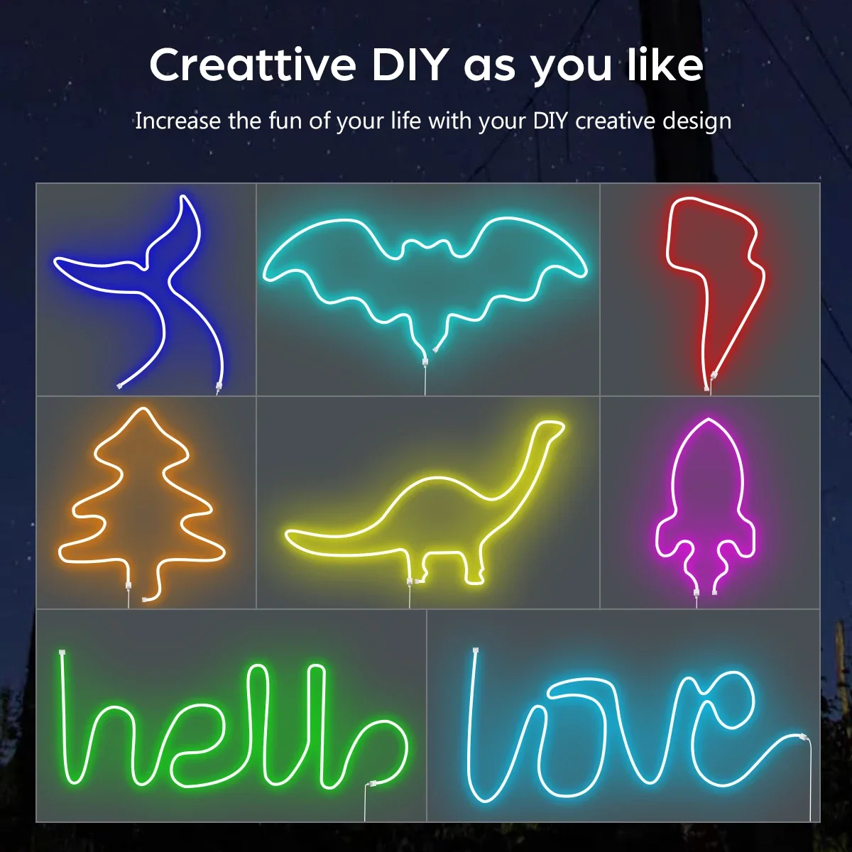 TUYA 스마트 WiFi RGB 네온 스트립 라이트 USB 5V Alexa Google 홈 에코 플러스 APP 음성 제어 음악 동적 동기화 재미있는 홈 장식