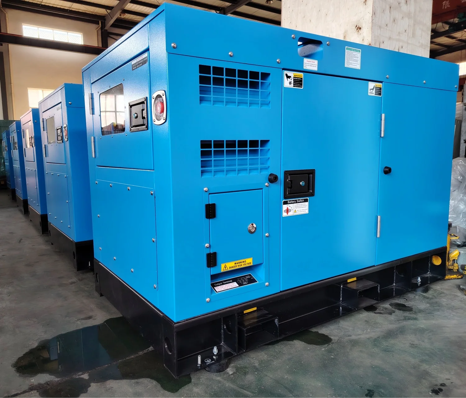 300kW-400kW Industrial Diesel Generator Open Frame Three Phase High Efficiency Durable for Large Scale Factory Mining