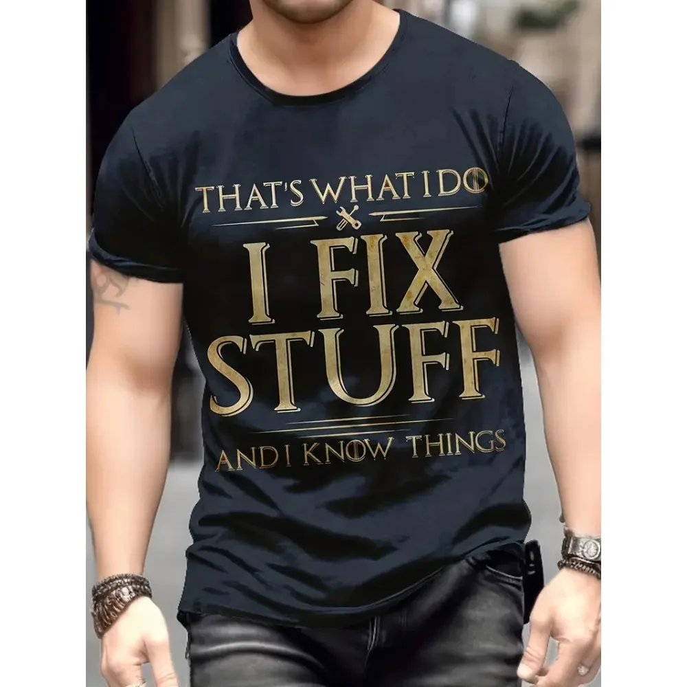 

Men's T-shirt 3d Printed Short-sleeved T Shirt Oversized Streetwear Summer Casual Polyester Top