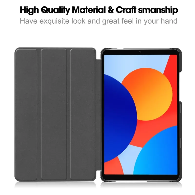 Funda con tapa triplegable para Xiaomi Redmi Pad SE, carcasa con soporte, 8,7 pulgadas, 2024 pulgadas, 8,7 pulgadas