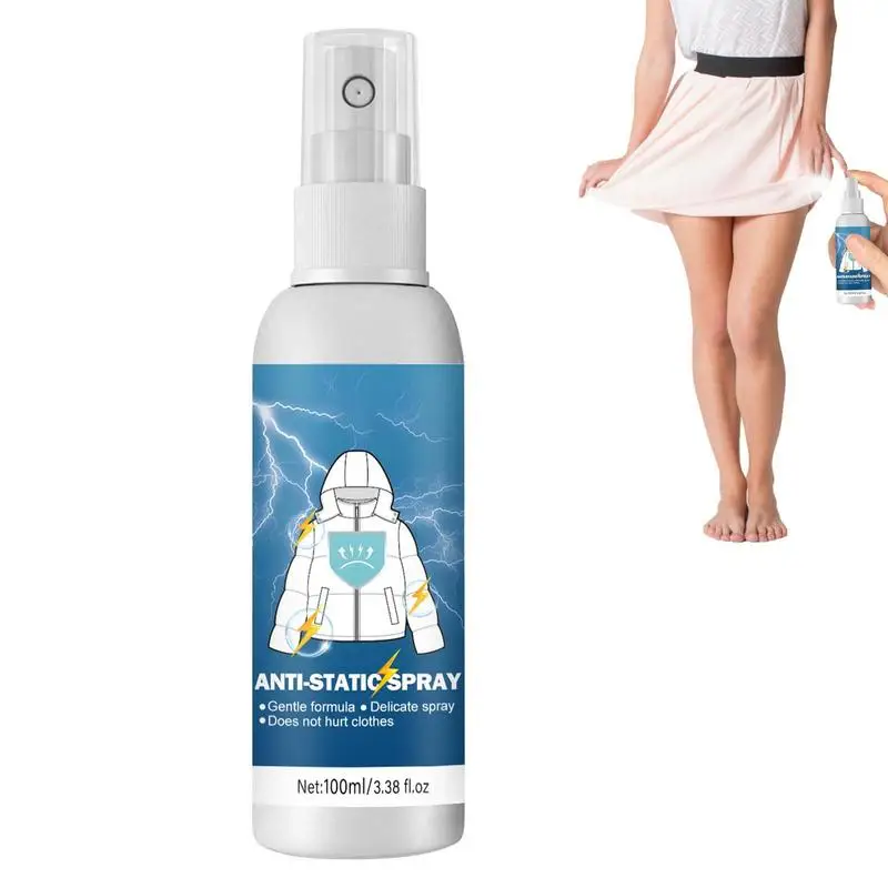 Anti Static Spray Aromatic Non-toxic Long-lasting Nti-static Spray Make Clothes Smooth Water Agent Portable Household  Clothing