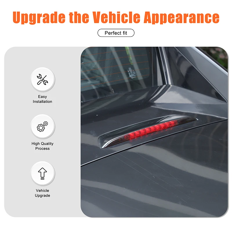 

Car-Styling For Mazda MX-5 ND 2016-2025 smoked black brake light decoration cover stickers car accessories