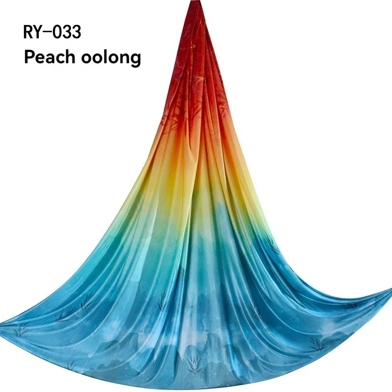 

New Colorful Aerial Yoga Hammock Yoga Studio Dedicated High-altitude Breathable Yoga Sling For Home Fitness Without Splicing