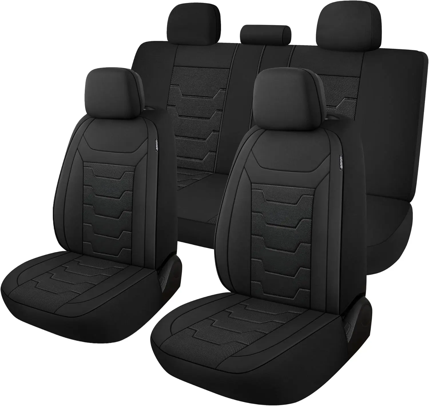 Breathable Car Seat Covers Full Seats,3D Air Mesh Cloth Split Bench Compatible Car Interior Covers, Fit Most Car Sedan Truck SUV