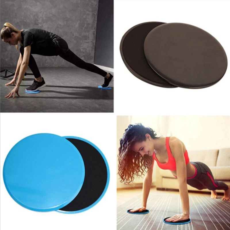 2pcs Gliding Discs Slider Fitness Disc Exercise Sliding Plate Abdominal Core Muscle Training Yoga Sliding Disc Fitness Equipment