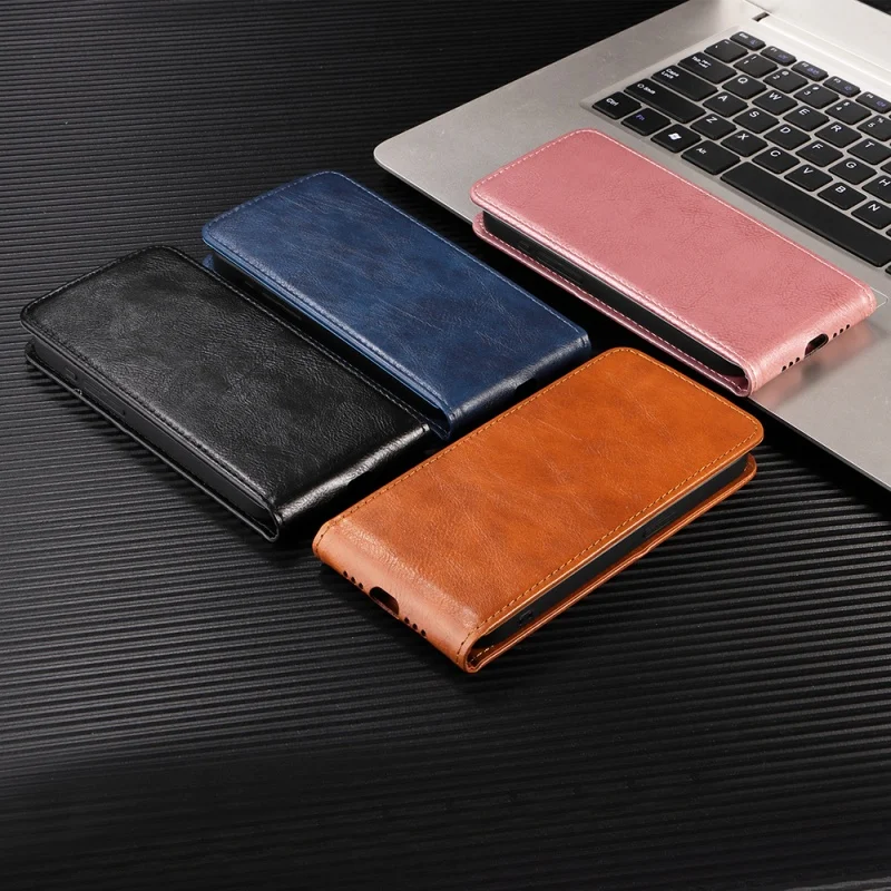 

For Oukitel C61/C61 Pro 2025 Up and Down Flip Wallet Style Vintage Leather phone case Oukitel C61 Pro with Photo Frame