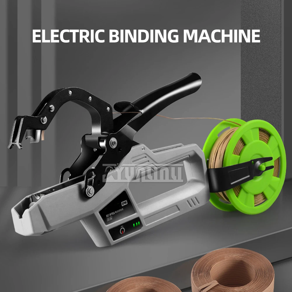 Electric Branch Binding Machine Wireless Plant Banding Machine Lithium Battery For Grape Tomato Automatic Tying Machine