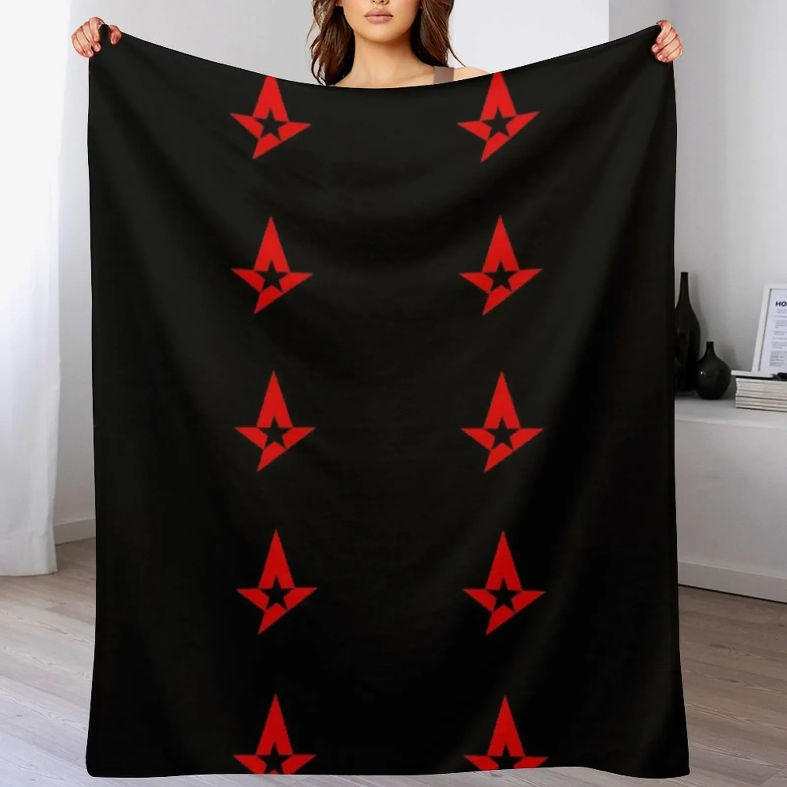 Astralis CS:GO eSports FPS Team Mask - Counter Strike Global Offensive Throw Blanket Single Soft Beds Tourist Blankets