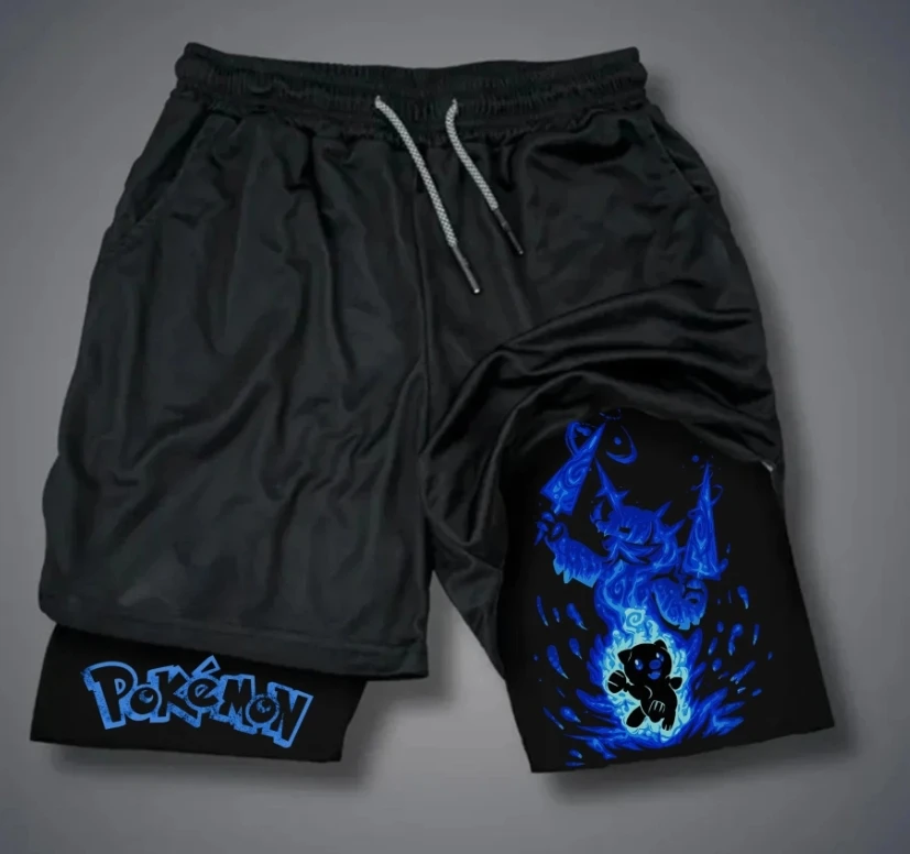 

Pok É Mon 2025 Fashion Trend Printed Pok É Mon Co Branded Shorts Men's Summer Pants