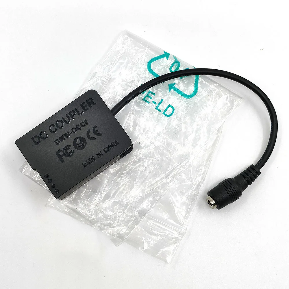 

Fully Decoded DMW-BLC12 BLC12PP Dummy Battery DMW DCC8 DC Coupler for Panasonic DMC-G5 G6 G7 GX8 G80 G81 G85 FZH1 FZ1000 FZ2000