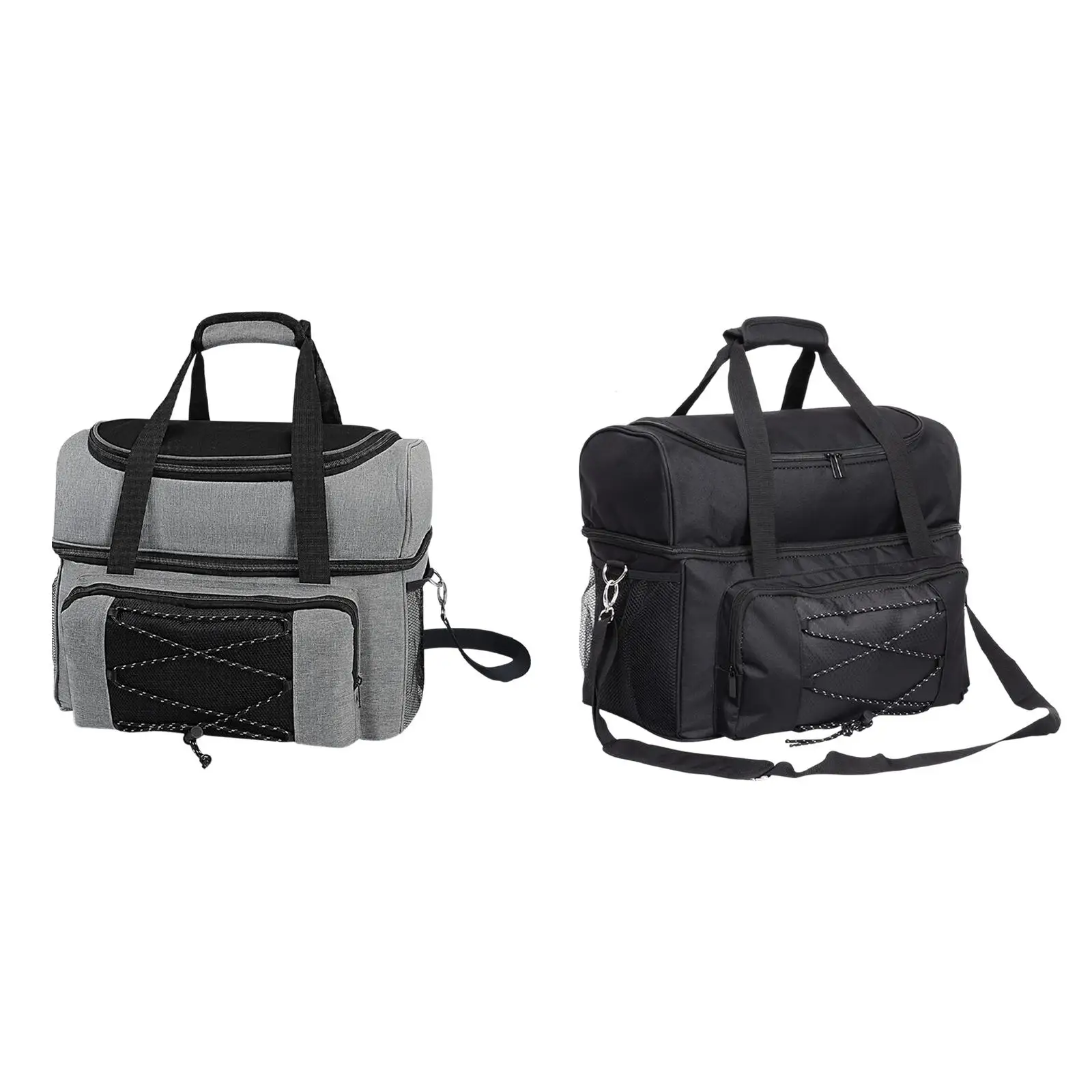 

2 Ball Bowling Bag Case Bowling Tote for Outdoor Activities Travel Training