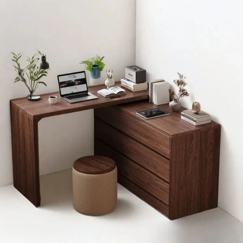 All solid wood dresser bedroom modern simple bedside storage makeup table