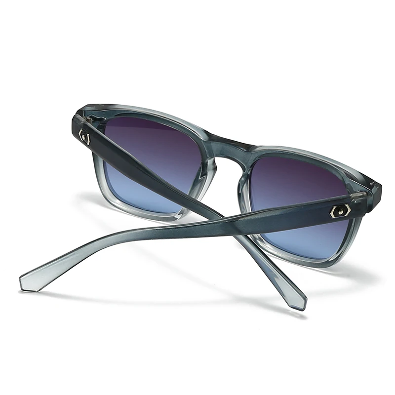 Foreign Trade Cross-Border Popular Sunglasses Rivet Decoration European and American Street Photography Ins Popular Model Square