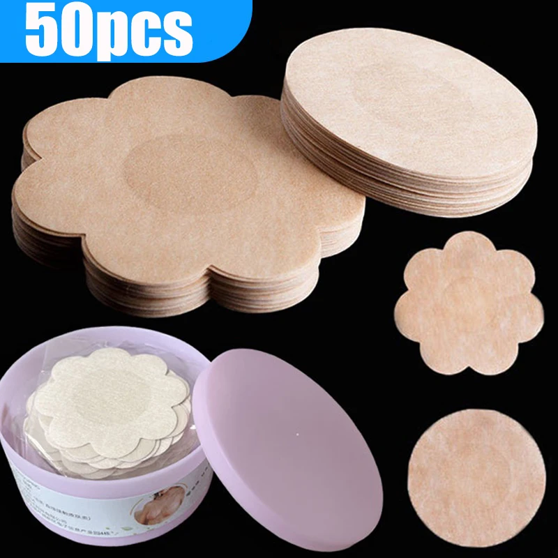 

Invisible Nipple Cover Teat Hide Women Nipple Pasties Piece Breast Petals Summer Bra Padding Chest Sticker Patch Covers