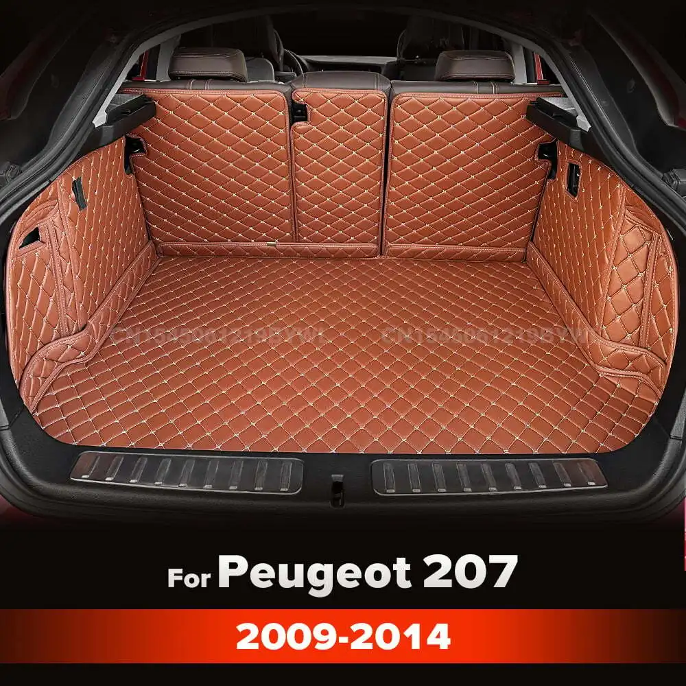 

Для Peugeot 207 2009-2014 13 12 11 10 авто полное покрытие коврик для багажника автомобильный защитный коврик грузовой вкладыш аксессуары для интерьера