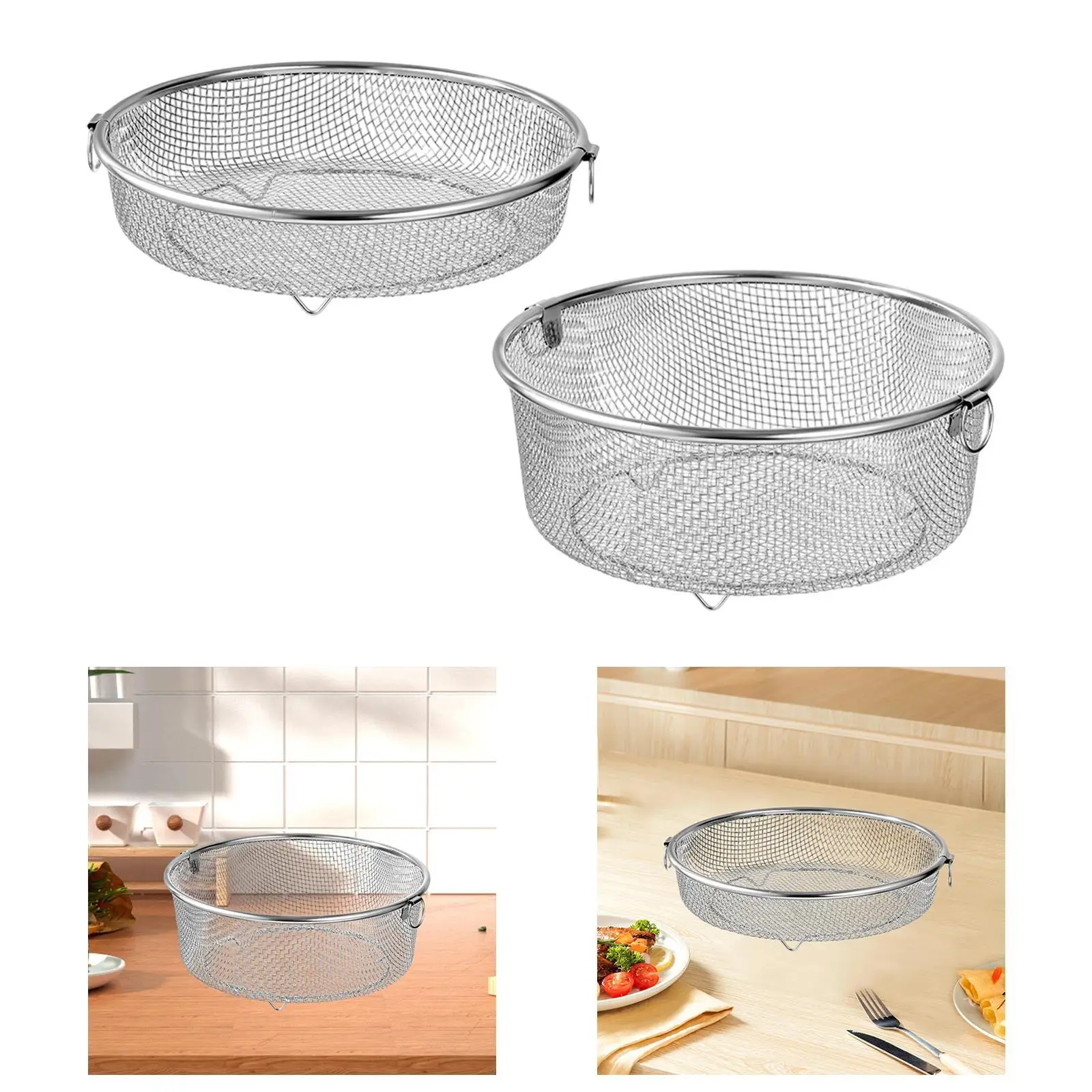 

Fruit Vegetable Draining Basket Multifunctional Kitchen Tool Sieve Container