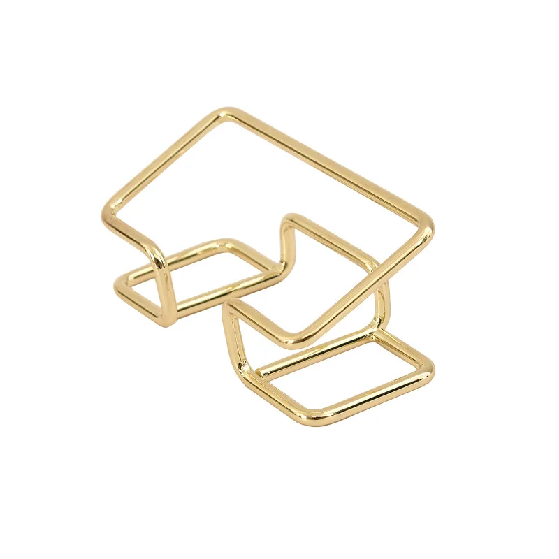 (1pcs)Minimalist Hollowed out Business Card Box Creative Iron Lined Business Card Holder Desktop Business Card Display Rack image 5