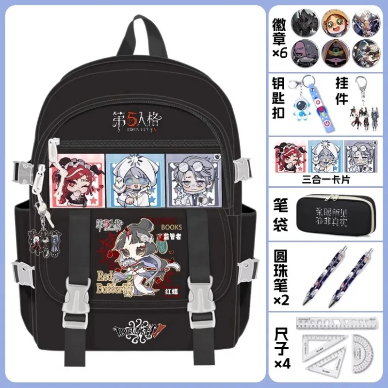كاندي 2025 أنيمي لعبة الهوية الخامس تأثيري المنقب المحنط سير أكسفورد الكرتون عالية السعة الحرم الجامعي شارة مقلمة على ظهره