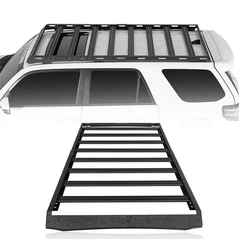 

Hot Sale New Universal Car Roof Rack with Stainless Steel and Aluminum Bracket Removable Lage Rack