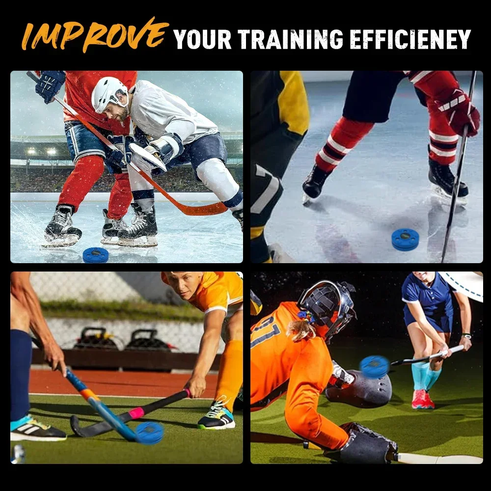عفريت هوكي الشوارع قابل لإعادة الاستخدام، عفريت هوكي الجليد، عفريت تدريب بلاستيكي لممارسة التدريب على الجليد