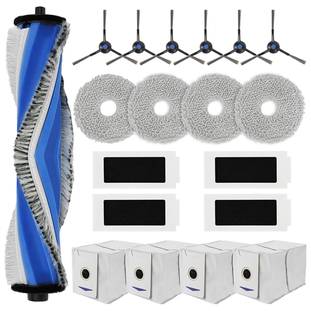 

Для ECOVACS DEEBOT T30S/T30S комбинированный робот-пылесос, запасные части, основная боковая щетка, фильтр Hepa, накладка для швабры, мешки для пыли