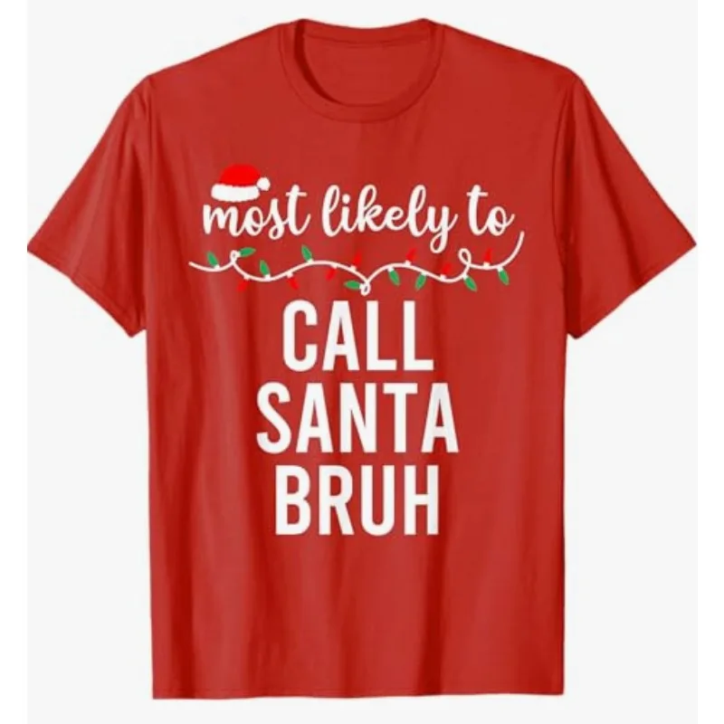 Camiseta mais simpática para o Natal combinando com pijama familiar Camiseta engraçada