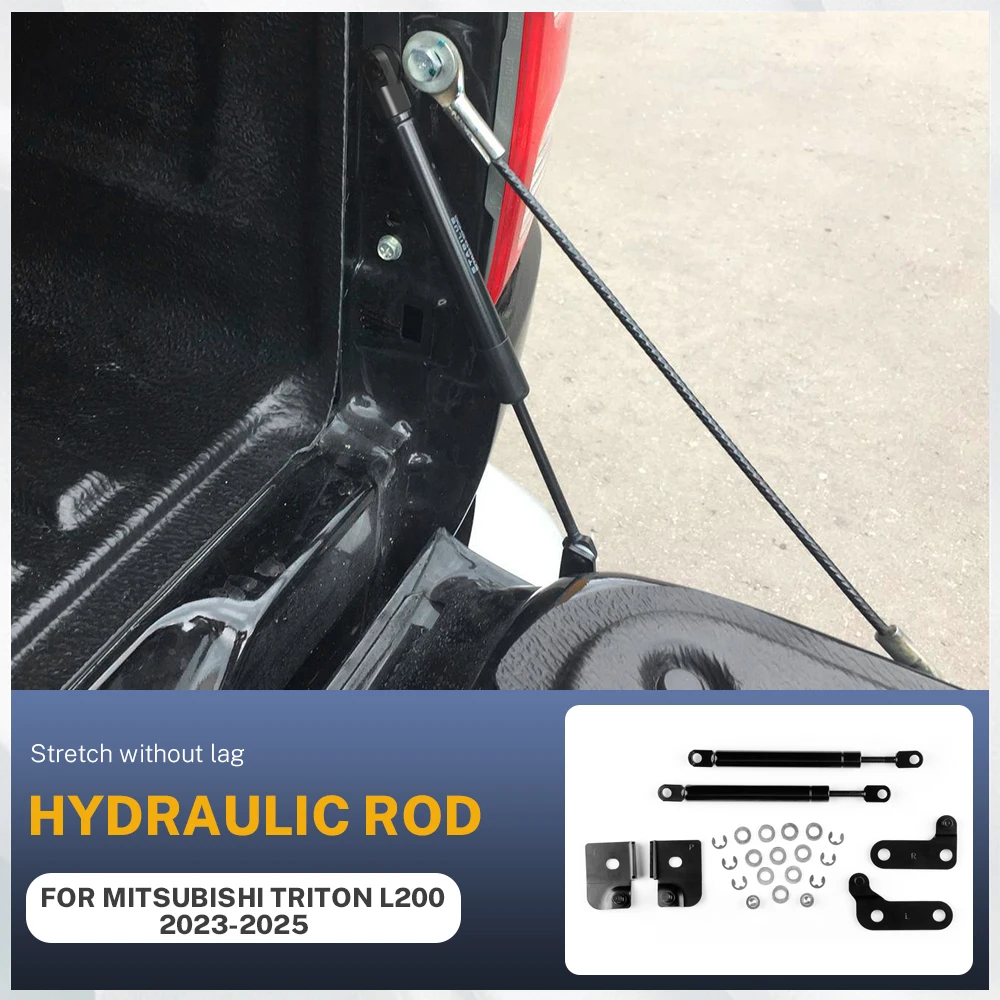 

Rear Support Tailgate Damper Retrofitted With The Downturn Slow-down Damping Rod For 2023 2024 2025 Mitsubishi Triton L200