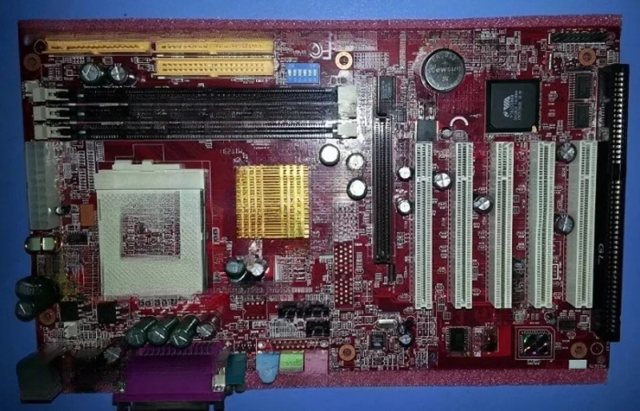 with 1 ISA + 5PCI slots,2 COM,2 IDE,socket 370,AGP FreeShip Industrial Computer Embroidery CYSMBD-694X 694 motherboard