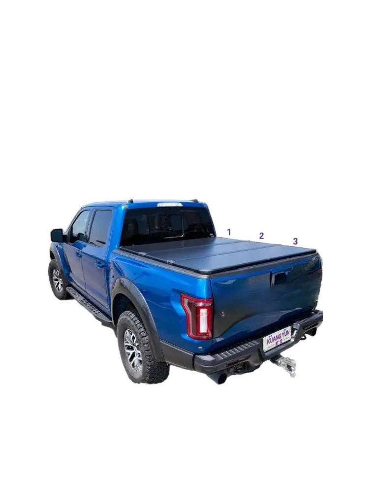 

Best Selling Hard Tri-fold Tonneau Cover for Ford Ranger Waterproof 4x4 Accessories for 5ft Pickup Truck Bed Ranger Silverado